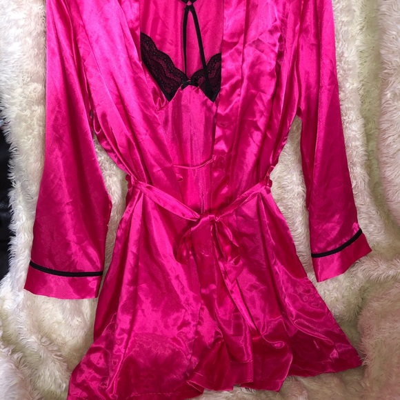 Silky Slip Dress & Robe Set - Picture 9 of 11